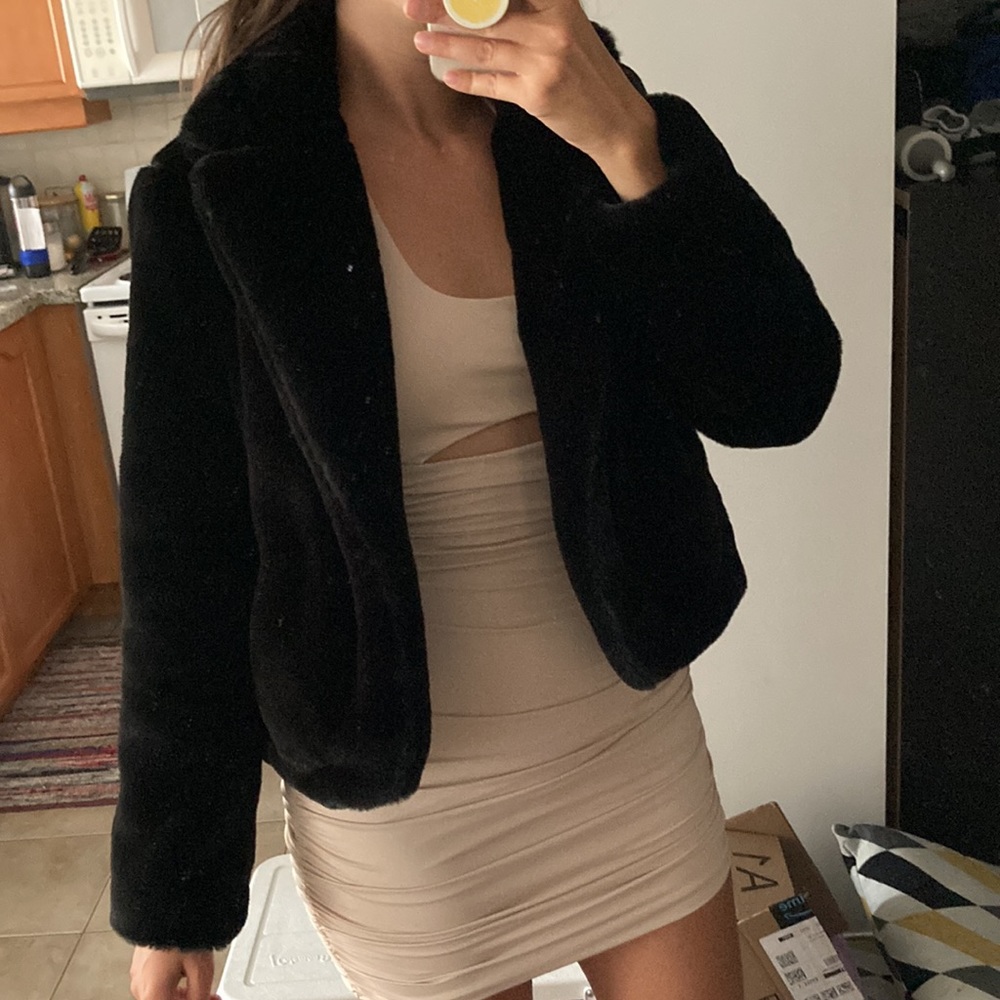 Dynamite Faux Fur Bomber